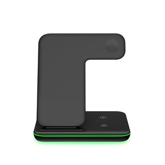 Carregador sem fios CO-Phénix 3 em 1 para iPhone/ Apple Watch/AirPods - Preto - 1