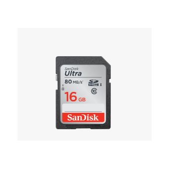 Cartão de memória sandisk ultra 16 gb sdhc classe 10 uhs-i - 1