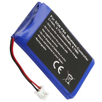 Bateria Avizar para Controle Sem Fio Sony PlayStation 4 | 3,7V 1800mAh 6,7Wh Li-ion | Azul - 1
