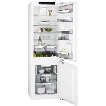 Frigorífico Combinado Encastrável AEG SCE818E6TF | 176,9x55,6x54,9 cm | 187 L | E | Branco