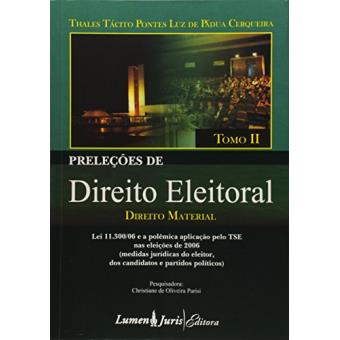 Prelecoes De Direito Eleitoral - Tomo 2 - 1