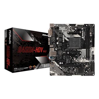 Motherboard Asrock B450M-HDV R4.0 - 1