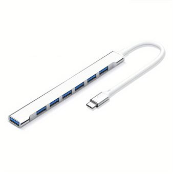 Hub V-REEL USB-C 3.0 Alta Velocidade 7 Portas Ideal para Escritório | QT03 - 1