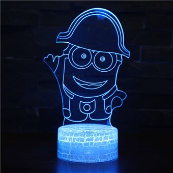 Lâmpada 3D HSMY | Infantil | Multicolorido com Controlo Remoto | Minions | 600 - 1