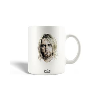 Caneca Maniacase Nirvana Banda pop Kurt Cobain Desenho - 1
