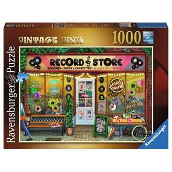 Puzzle Ravensburger Cidade Vintage Vinyl | 1000 Peças - 1
