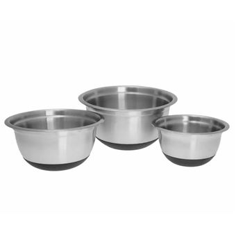 Conjunto de Tigelas de Cozinha Klausberg KB-7388 | Aço Inoxidável | 3 Peças - 1