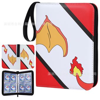 Álbum Pokémon TCG V-REEL | Couro PU com Zíper | 400 Cartas | HLX-045 - 1