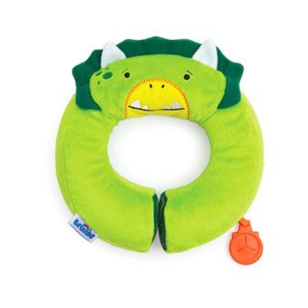 Almofada de viagem Trunki Yondi Dino - Dudley | Verde, Branco, Amarelo - 1
