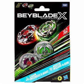 Beyblade X Chain Incendio/Arrow Wizard Hasbro - 1
