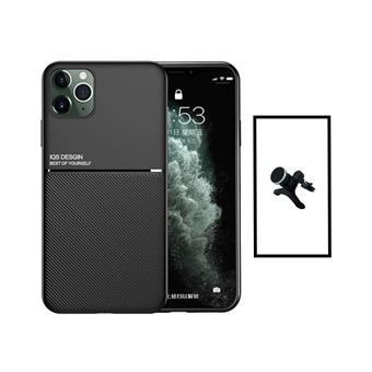 Kit Gift4Me Capa Traseira Magnética Anti Choque + Suporte Magnético Com Pernas para Apple iPhone 14 Pro - Preto - 1