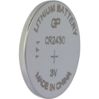 Pilha GP Batteries Lithium Cell Lithium CR2430 - 1 | Aço inoxidável - 1