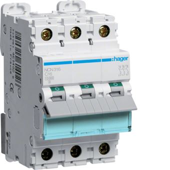 Disjuntor Hager NCN316 - 1