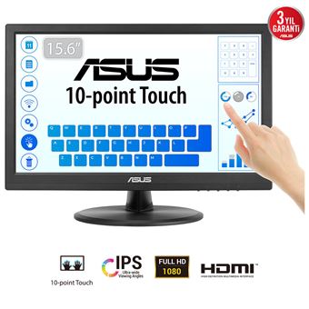 Monitor ASUS Touch VT169HE | LED | FHD | 5 ms | 60 Hz | 15.6" | C - 1