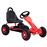 Kart a Pedais vidaXL com Pneus Pneumáticos Vermelho_0