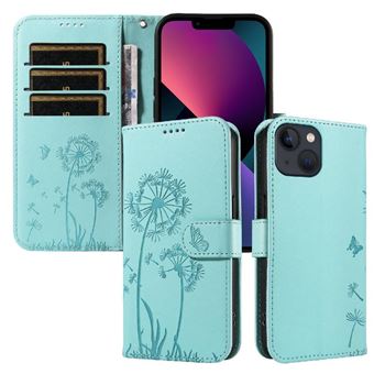 Capa Protetora ZURSANA para iPhone 14 | Pele PU | Fecho Magnético | Resistente a Impactos | Compartimento para Cartões e Suporte | Verde - 1