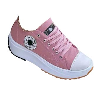 Sapatilhas de Lona Femininas | Rosa | Tamanho 38 - 1