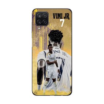 Capa Maniacase para Samsung Galaxy A12 | Vinicius Jr Real Madrid 7 Wallpaper - 1