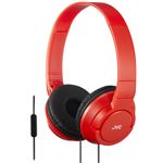 auricular para telemóvel JVC HA-SR185-RN-E Fita de cabeça Binaural Com fios Vermelho