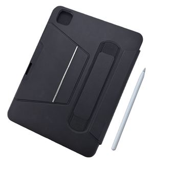 Capa Luckybutterfly para Ipad Air4 Air5 Air6 10.9" | Fibra de Carbono com Suporte | Preto - 1