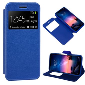 Capa Livro COOL para Xiaomi Redmi Note 6 Pro Liso Azul - 1
