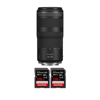 Objetiva Canon RF 100-400mm f5.6-8 IS USM + 2 SanDisk 128GB Extreme PRO UHS-II SDXC 300 MB/s + PDF MCZ DIRECT 15 Técnicas para Melhorar as suas Fotografias - 1