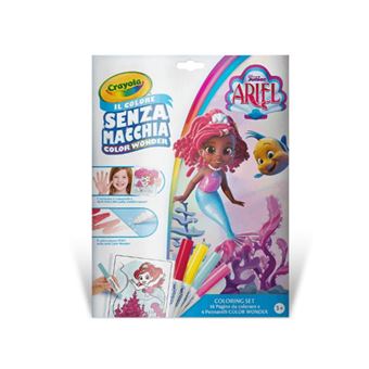 Folhas colorir e marcadores Crayola Color Wonder Ariel - 1