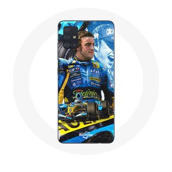 Capa Maniacase para Samsung Galaxy A71 Fórmula 1 Fernando Alonso F1 Campeão Mundial - 1