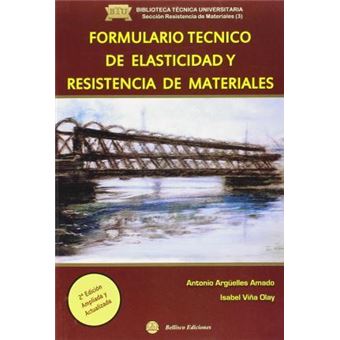 Formulario técnico de elasticidad y resistencia de materiales - 1