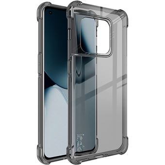 Capa e TPU IMAK anti-riscos, melhorada em quatro cantos, transparente preto para OnePlus 10 Pro 5G - 1