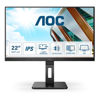Monitor AOC 22P2Q | LED | FHD | 4 ms | 75 Hz | 21.5" | E - 1