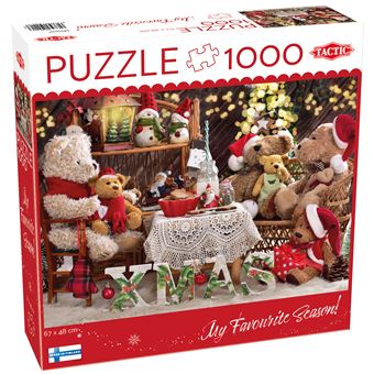 Puzzle Tactic Teddy Bear, Animal 59610 | 1000 Peças - 1