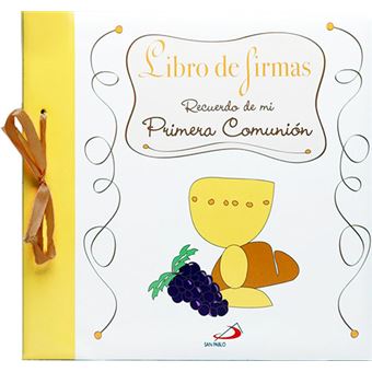 Libro De Firmas:Recuerdo De Mi Primera Comunión - 1