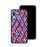 Capa Hapdey para Samsung Galaxy A40 2019 Design Losangos Coloridos em Silicone Flexível e TPU Preto_2