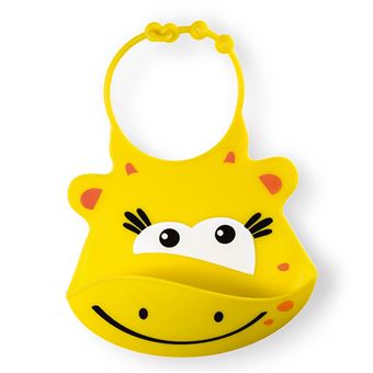 Babete de Silicone Multikids Baby Silybib | Girafa | +6 Meses - 1