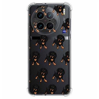 Capa Tumundosmartphone de silicone anti-choque para Vivo X90 Pro 5G design Cães 10 desenhos - 1