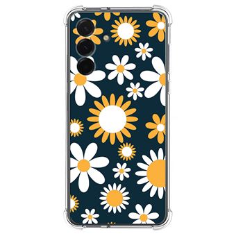 Capa Tumundosmartphone de Silicone à Prova de Choque para Samsung Galaxy A17 4G / 5G | design de flores e 08 desenhos - 1