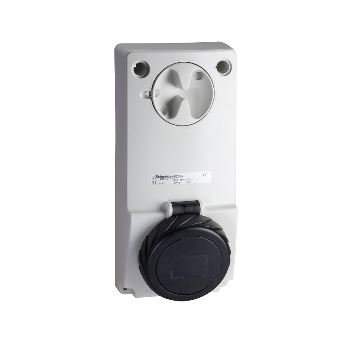 Schneider Electric 82087 tomada Cinzento - 1