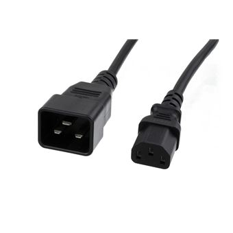 cabo de energia Salicru CABLE SALIDA IEC C13/C20 1,8 m 10 A  Preto IEC C20 - 1