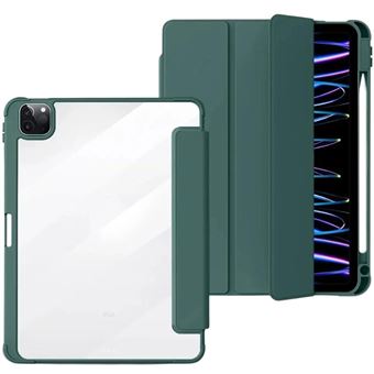 Capa Crystal Folio Antiimpacto para Ipad 10.2 2021 9º Ger | Verde Escuro - 1