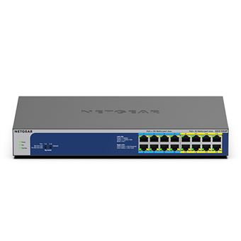 Switch de rede Netgear GS516UP Não-gerido Gigabit Ethernet (10/100/1000) Cinzento Power over Ethernet (PoE)