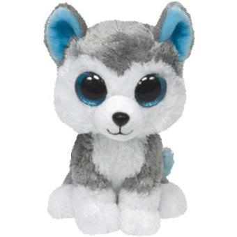Cão de brincar TY Slush | Azul, Cinzento, Branco - 1