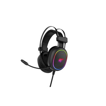 Auscultadores Gaming Havit GAMING HEADPHONE RGB BLACK 2016D | Preto - 1