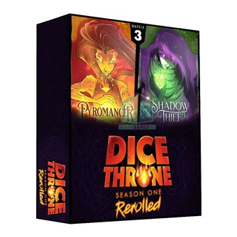 Jogo Dice Throne: S1R Box 3 Pyromancer v Shadow Thief - Roxley Games - 1