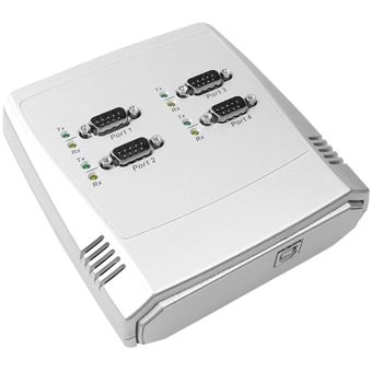 Partilha AnyPlaceUSB Serial RS232 Através de uma TCP/IP de 4 Porta - 1