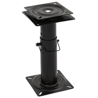 Pedestal para banco de barco vidaXL | ajustável giratório a 360° aço - 1