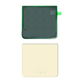 Tampa De Bateria Para Samsung Galaxy Z Flip 3 Original Samsung - Creme - 1