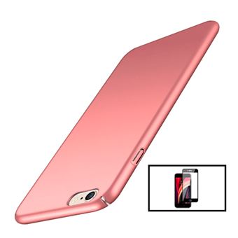 Kit G4M Película de Vidro Temperado GorilasGlass + Capa Rígida e Fina para Apple iPhone SE 2022 - Rosa - 1