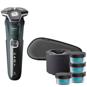 Máquina de Barbear Philips SHAVER Series 5000 Shaver Series 5000 S5884/69 Máquina de barbear elétrica a húmido/seco | Verde - 1