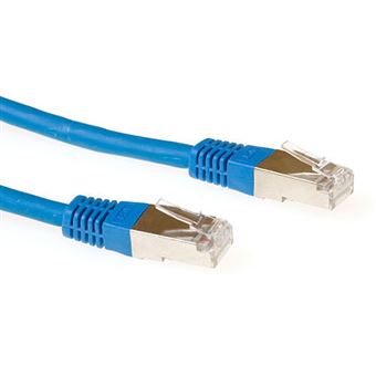 Cabo de Rede ACT 1m Cat6a SSTP | Azul - 1